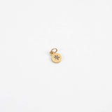 Star of David Tiny Dot Charm in 14k Gold