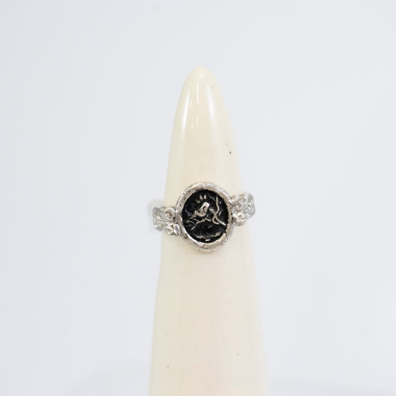 Nightingale Ring in Sterling Silver