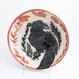 Red and Black Bird Bowl #2
