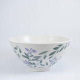 Deep Bowl with Scattered Flowers
