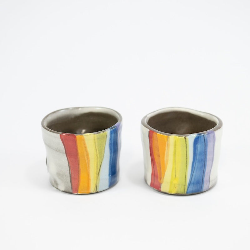 Rainbow Shot Glass from ZPOTS at Pinch in Northampton, MA