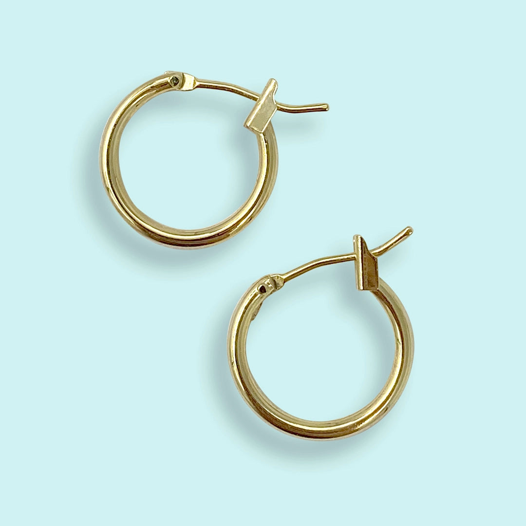 Gold Hoop Earrings