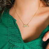 Rainbow Necklace from Ornamental Things at Pinch in Northampton, MA