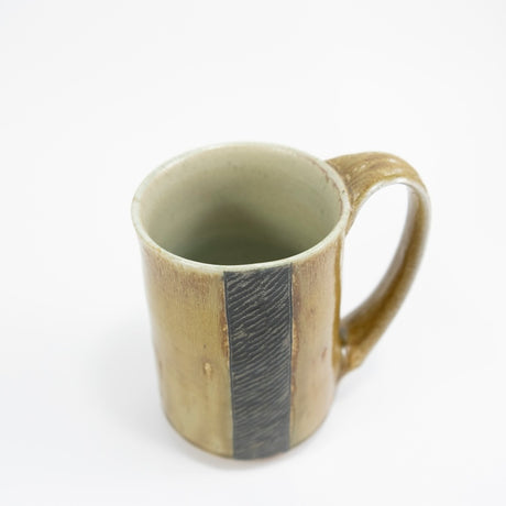 Taza alta de rayas