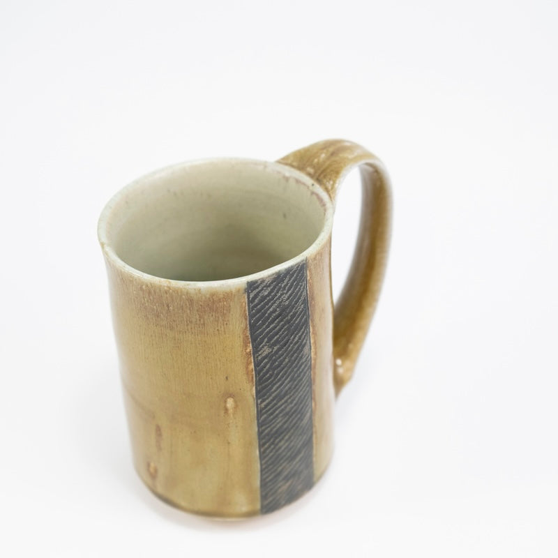 Taza alta de rayas