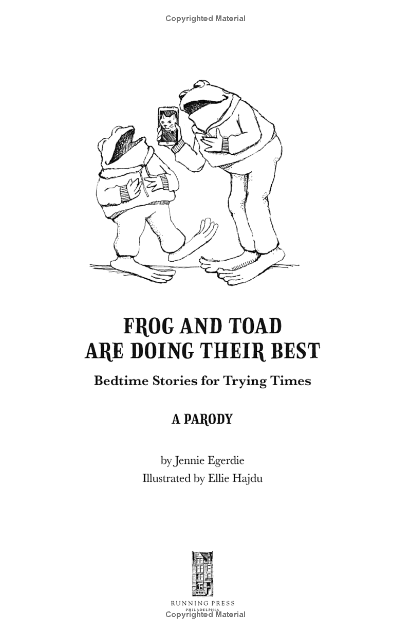 Frog and Toad Are Doing Their Best [A Parody]
