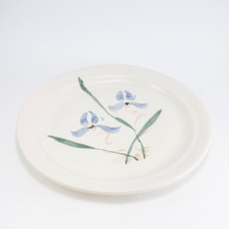 Round Wild Orchid Serving Plate
