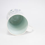 Mug with Hand-Painted Lavender Flowers