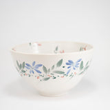 Bowl with Hand-Painted Blue Flowers