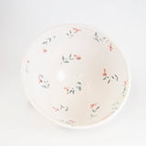 Bowl with Hand-Painted Blue Flowers