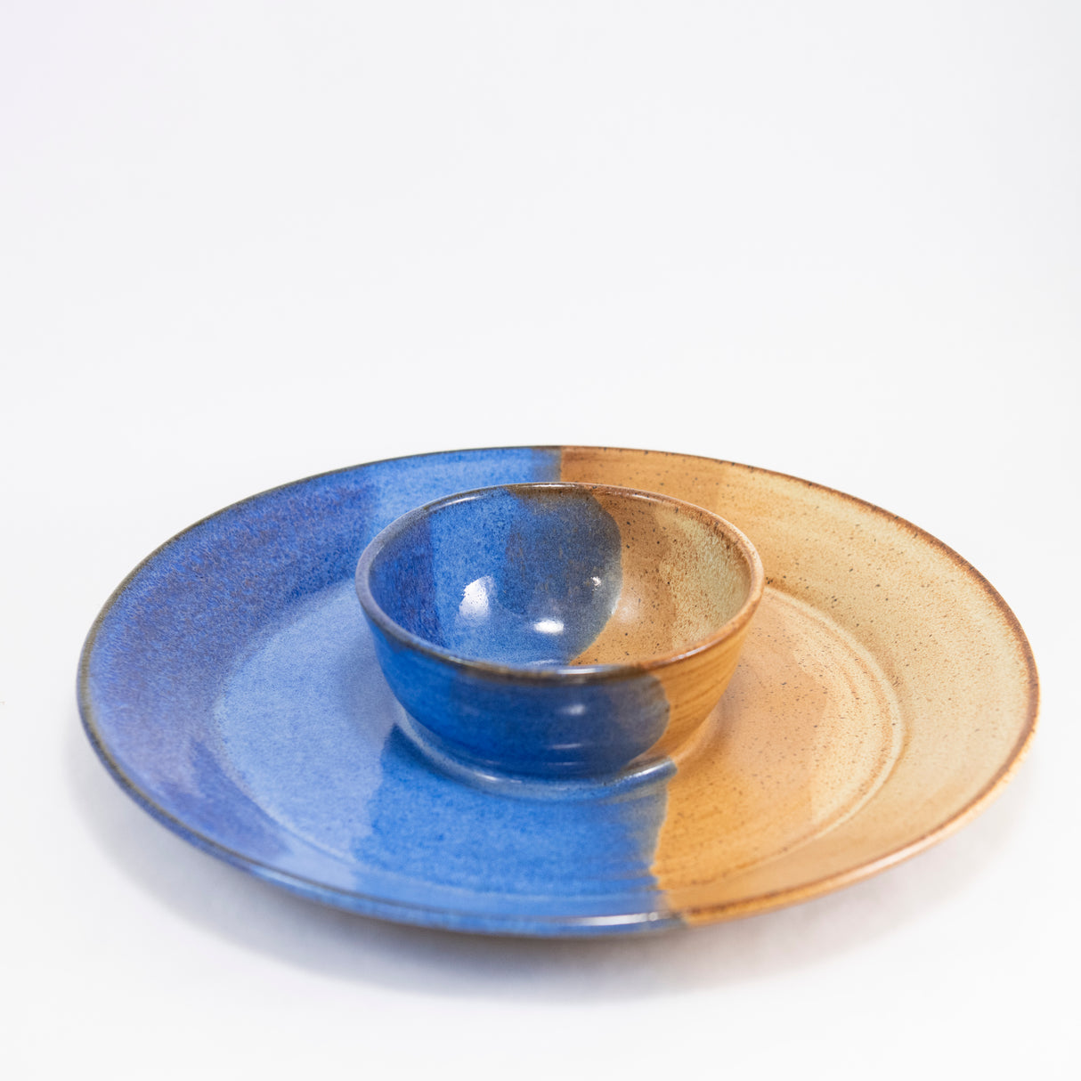 Chip and Dip Platter in Sand