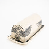Owl and Hawk Butter Dish