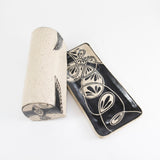 Owl and Hawk Butter Dish