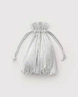 Chrome Metallic Pleated Baggu from Baggu at Pinch in Northampton, MA