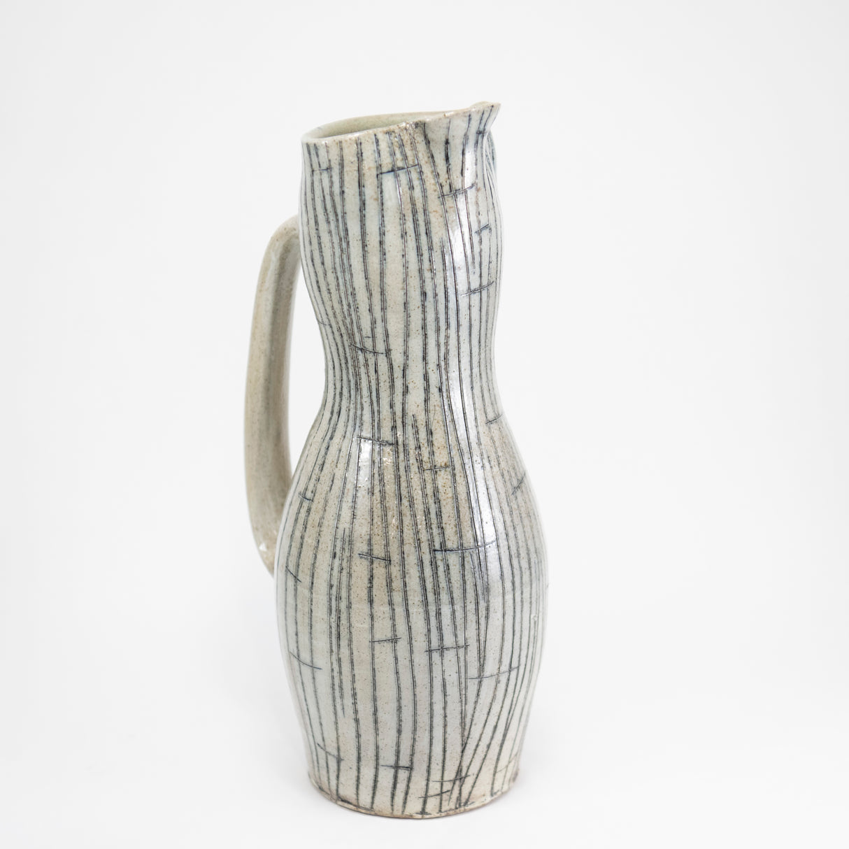 Pitcher with Black Lines 12" by Michael McCarthy
