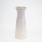 8.5" White Vase by Michael McCarthy