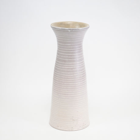 8.5" White Vase by Michael McCarthy