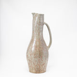 16" Pitcher with Orange Squiggles by Michael McCarthy