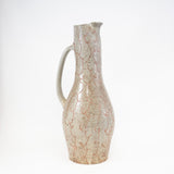 16" Pitcher with Orange Squiggles by Michael McCarthy
