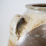 Very Large Brown Textured Vase by Mark Shapiro