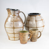 Burnished Brown Mug by Mark Shapiro