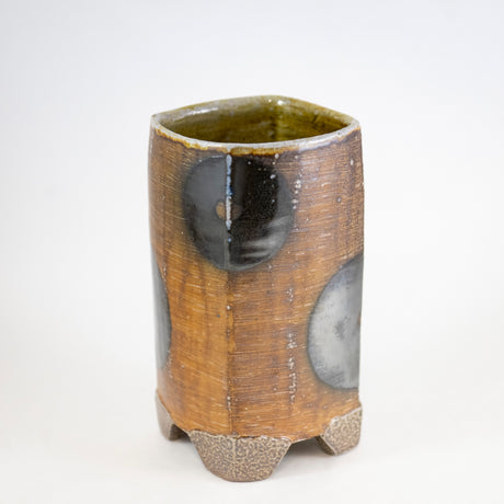 Square Vase with Dots by Mark Shapiro
