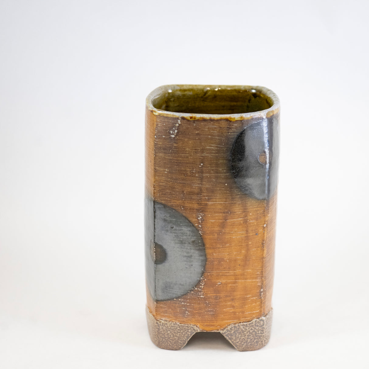 Square Vase with Dots by Mark Shapiro
