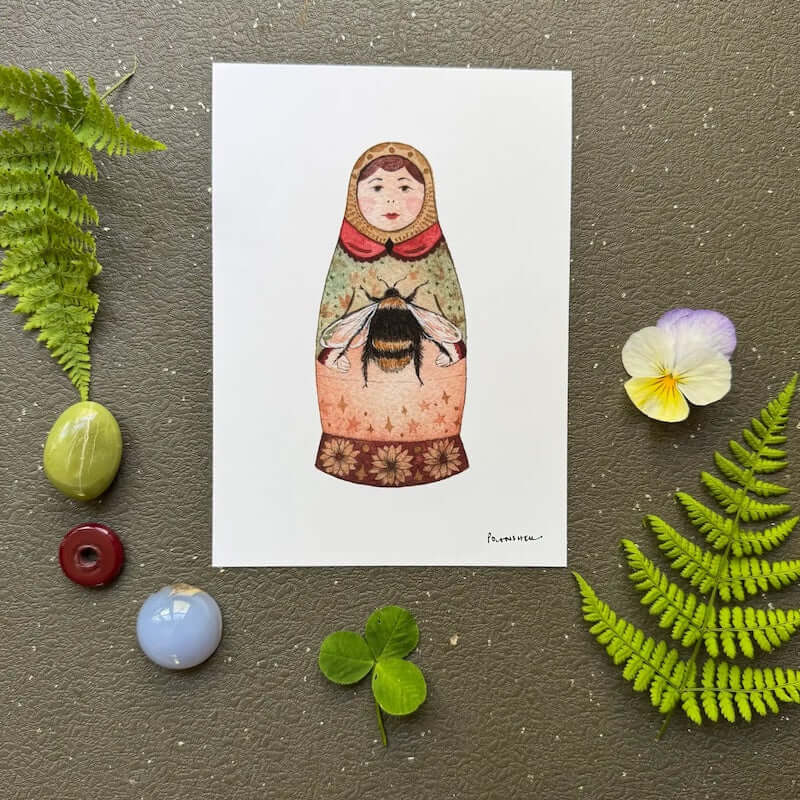 Forest Matron: The Bee 5x7 Print at PINCH