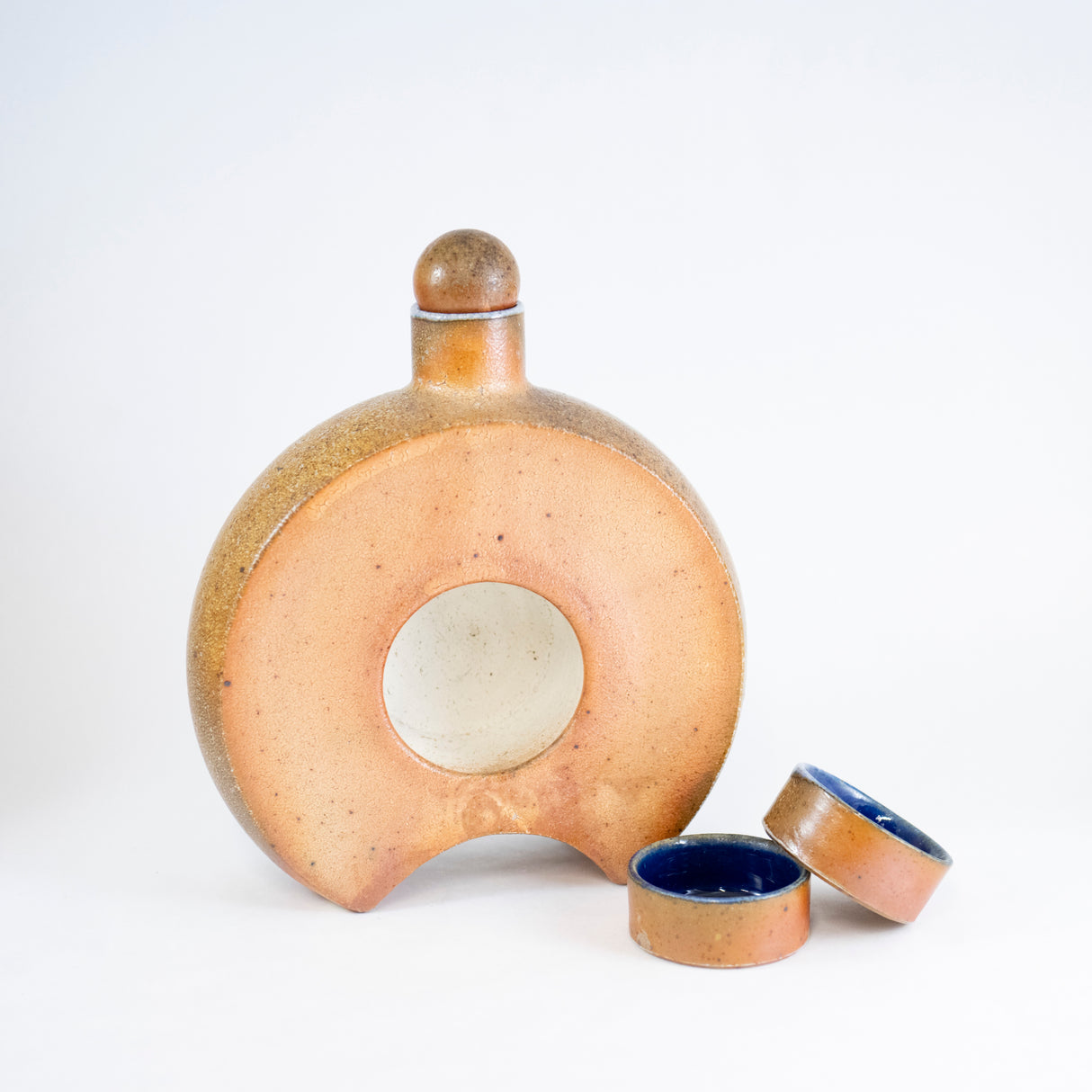 Decanter Set with Two Cups for Niche and Ball Top by Maya Machin