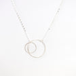Open Circles Necklace with Small & Medium Sterling Silver Circles from Emily Rosenfeld at Pinch in Northampton, MA