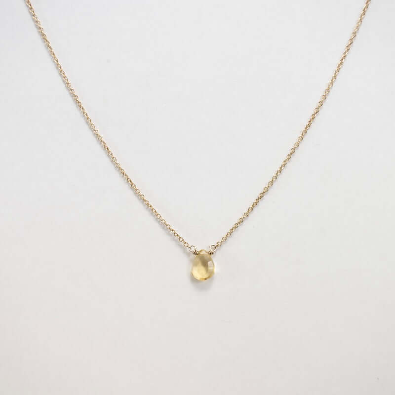 Sterling Silver Citrine Necklace at PINCH