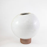 Large Single White Sculpture by Robbie Heidinger