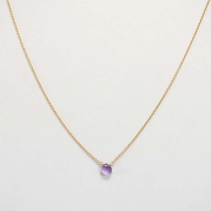 Gold Fill Amethyst Necklace at PINCH