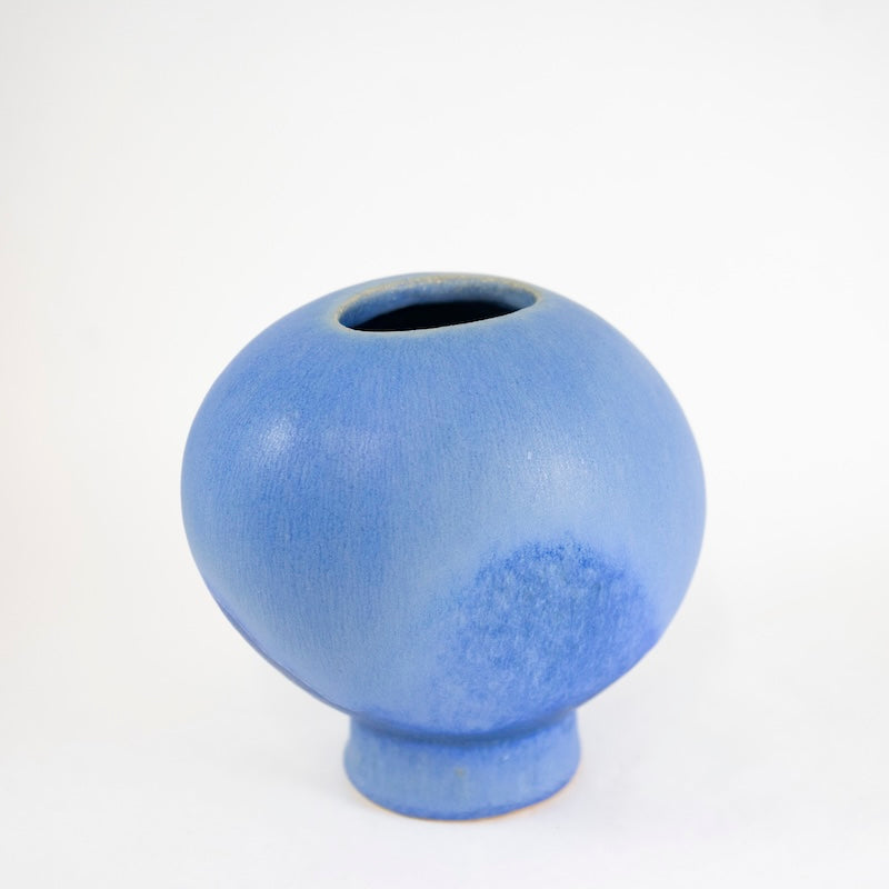 Large Single Blue Sculpture by Robbie Heidinger