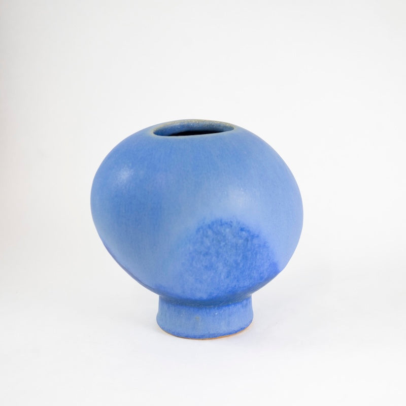 Large Single Blue Sculpture by Robbie Heidinger