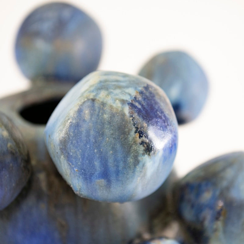 Multi Blue Squared Orbit Sculpture by Robbie Heidinger