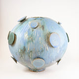 Lichen in Blues & Greens Sculpture by Robbie Heidinger