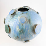 Lichen in Blues & Greens Sculpture by Robbie Heidinger