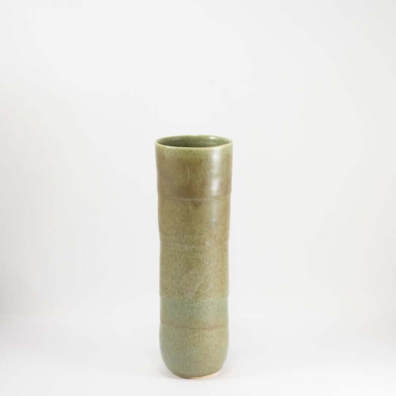 Olive Cylinder Vase