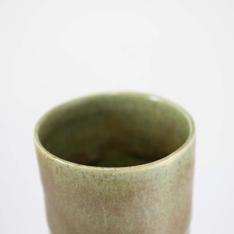 Olive Cylinder Vase - Thumbnail 2