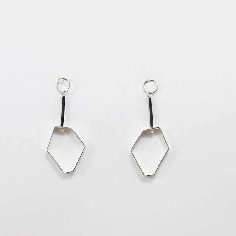 Octagon Tension Drop Earrings at PINCH