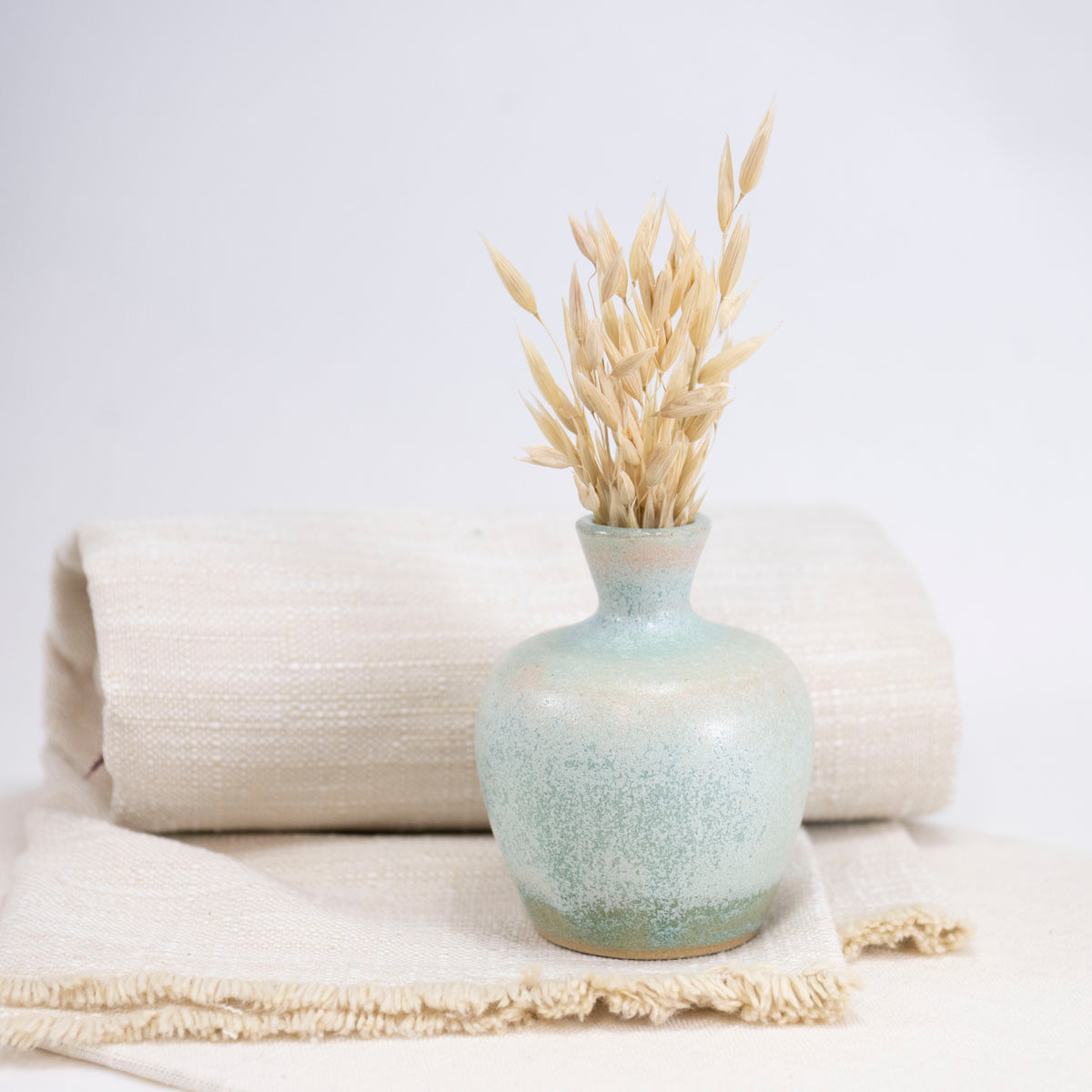 Matte Green Bud Vase