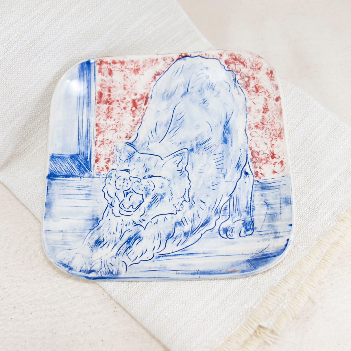 Square Plate "Oh' the Darlin' Baby"