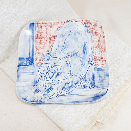 Square Plate "Oh' the Darlin' Baby"