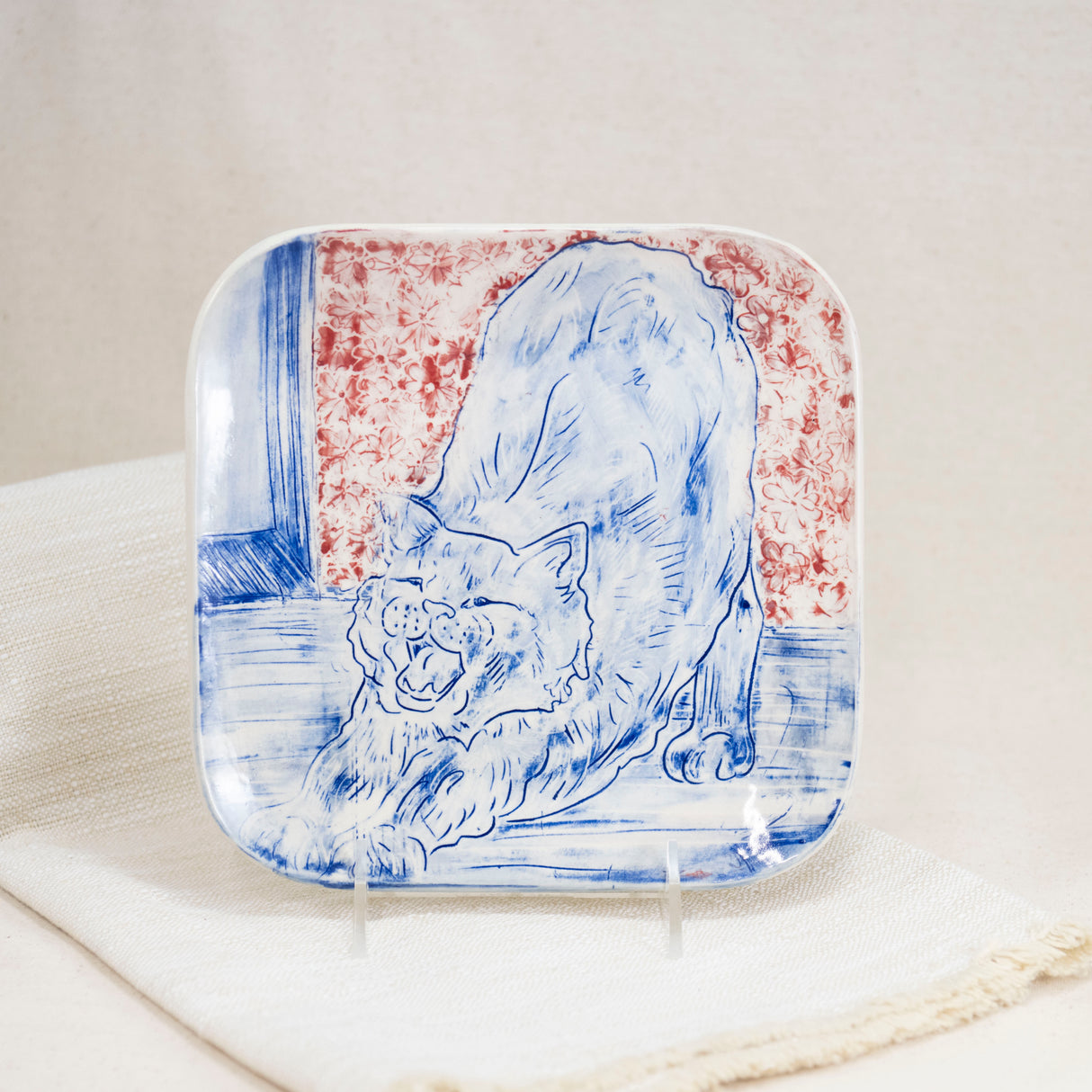 Square Plate "Oh' the Darlin' Baby"