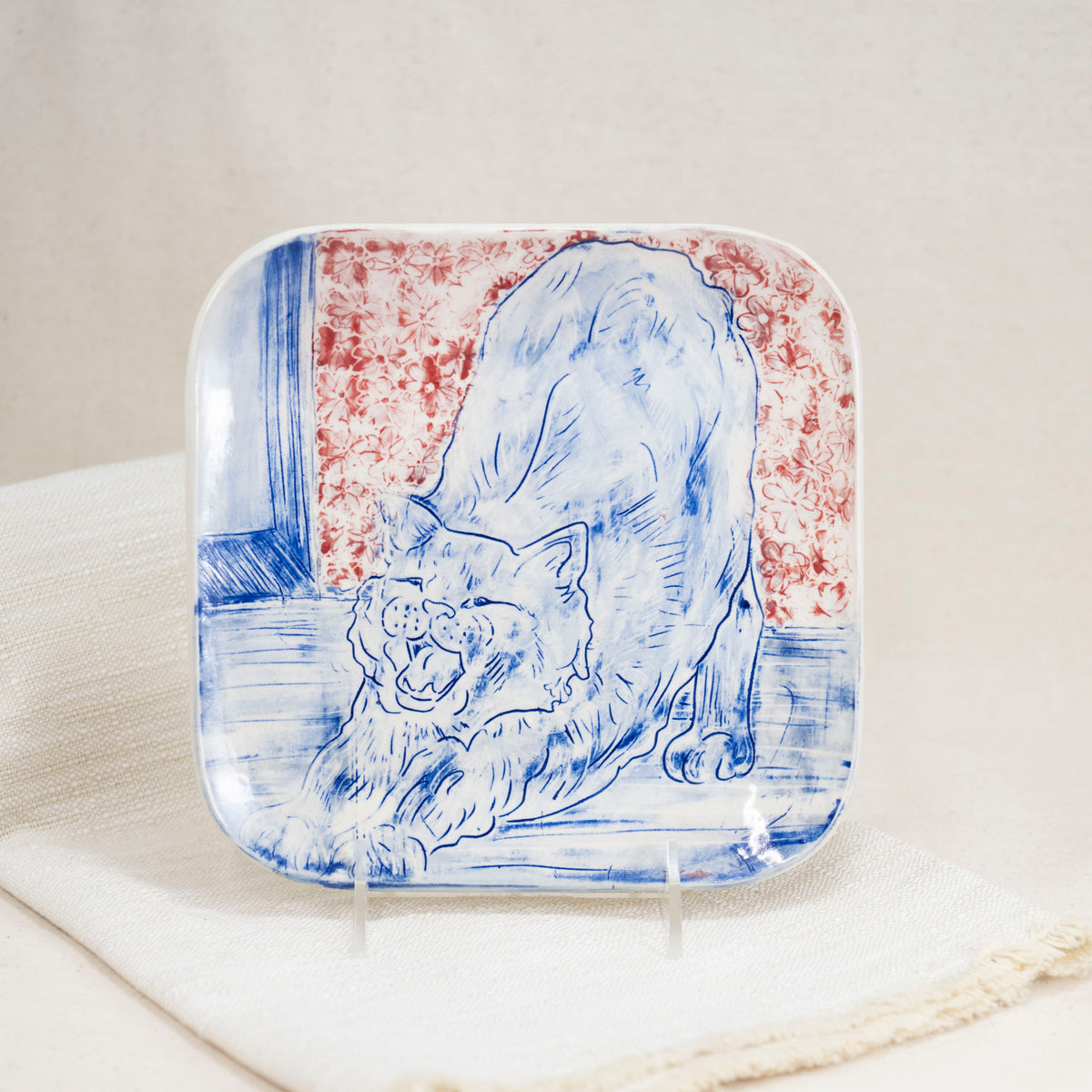 Square Plate "Oh' the Darlin' Baby"