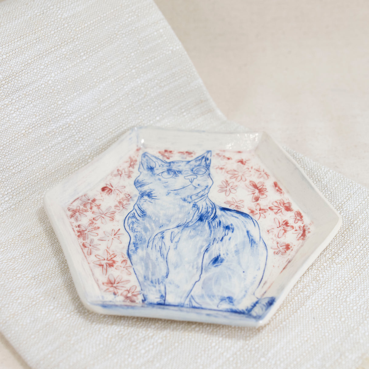 Hexagon Plate "Prim and Proper"