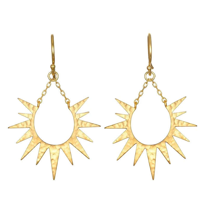 Starburst Linear Earrings at PINCH