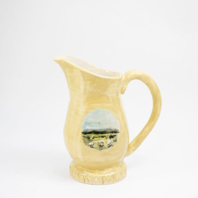 Scenic Flower Vase / Pitcher #1