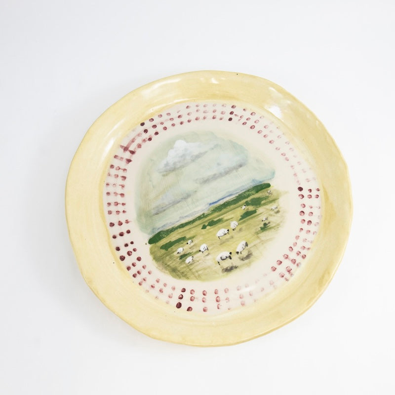 Large Scenic Plate